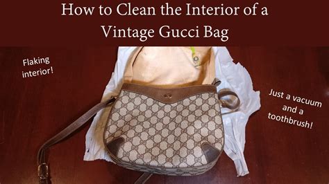 how to clean inside of gucci bag|does gucci repair handbags.